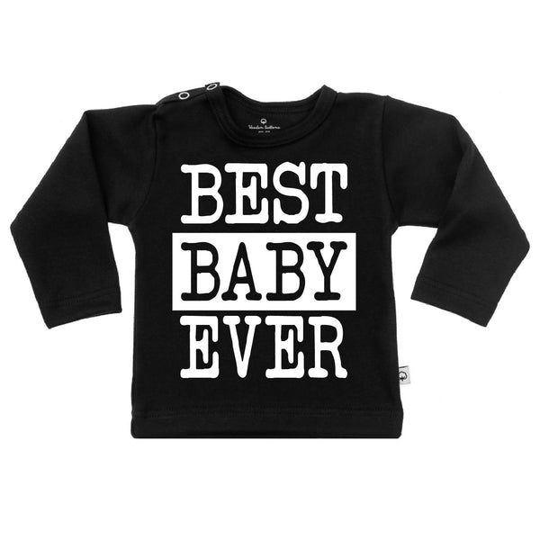 Zwart shirt baby outlet