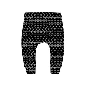 Harembroekje triangles zwart