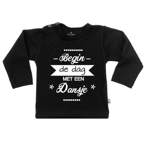 T-Shirt begin de dag met een dansje