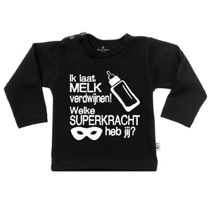 T-Shirt ik laat melk verdwijnen welke superkracht heb jij