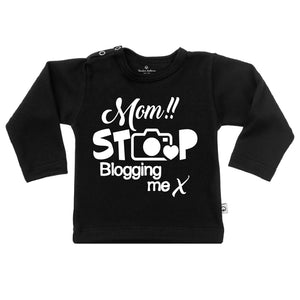 T-Shirt mom stop blogging me