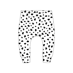Harembroekje hartjes wit