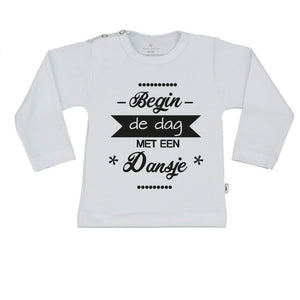 T-Shirt begin de dag met een dansje