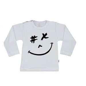 T-Shirt #X blij gezicht