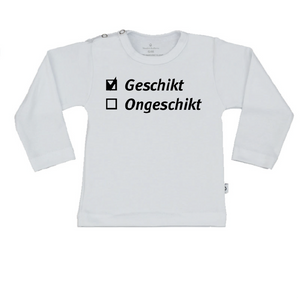 T-Shirt geschikt ongeschikt