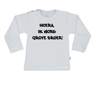 Ik word grote broer shirt morgen in huis outlet